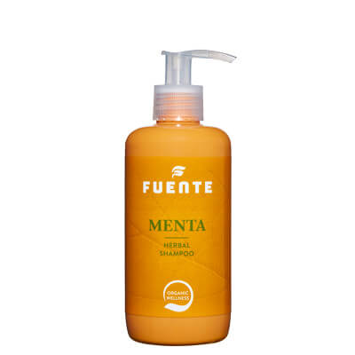 Эффективный травяной шампунь Menta для жирных волос, против перхоти, зуда и выпадения волос